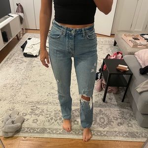 Abercrombie high rise dad Jean - curve love size 2L